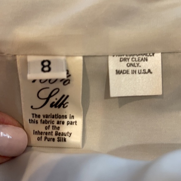 NWOT Vintage David Hayes Pale Grey Suit - Picture 13 of 16